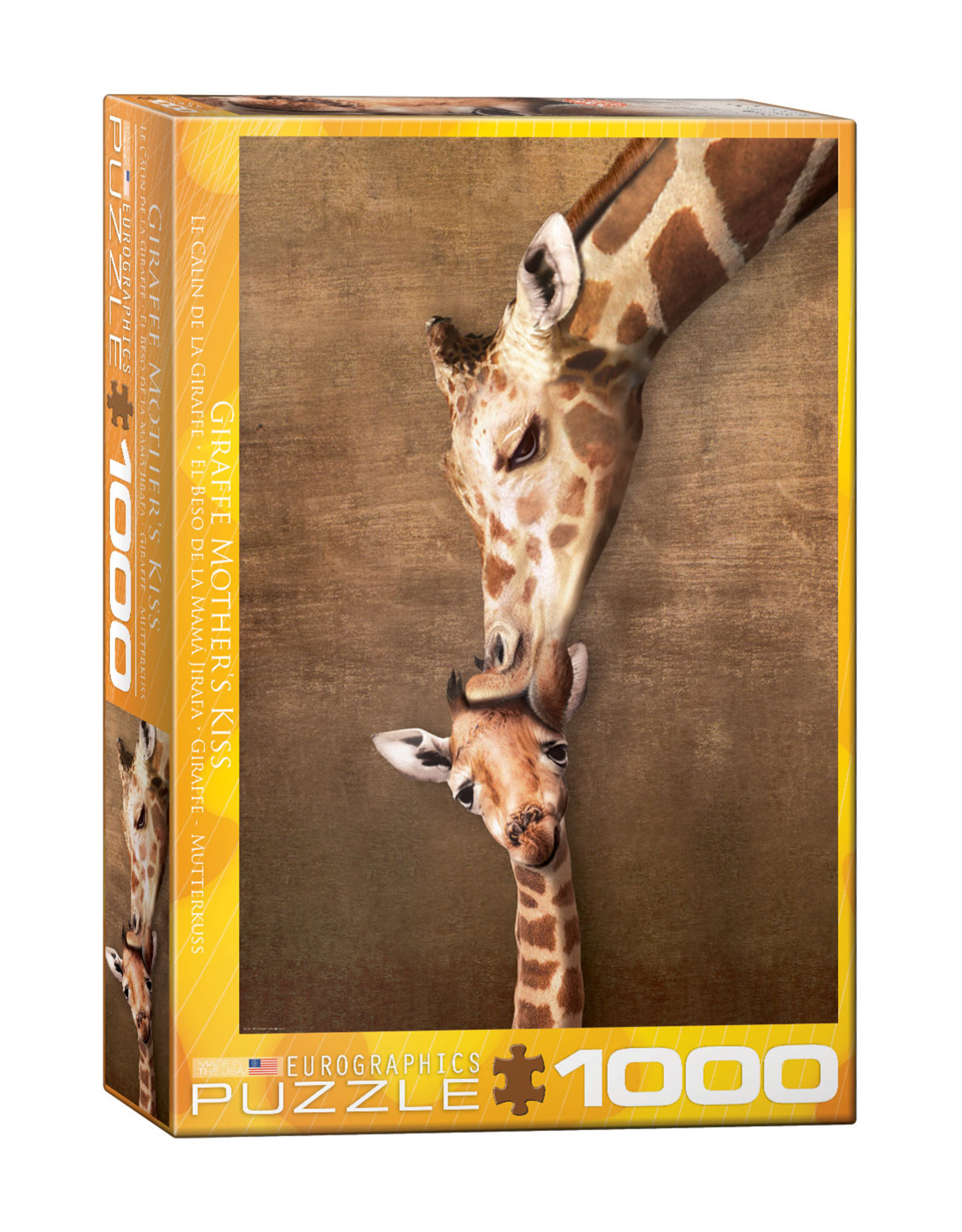 Eurographics - 1000pcs - Giraffe Mother's Kiss