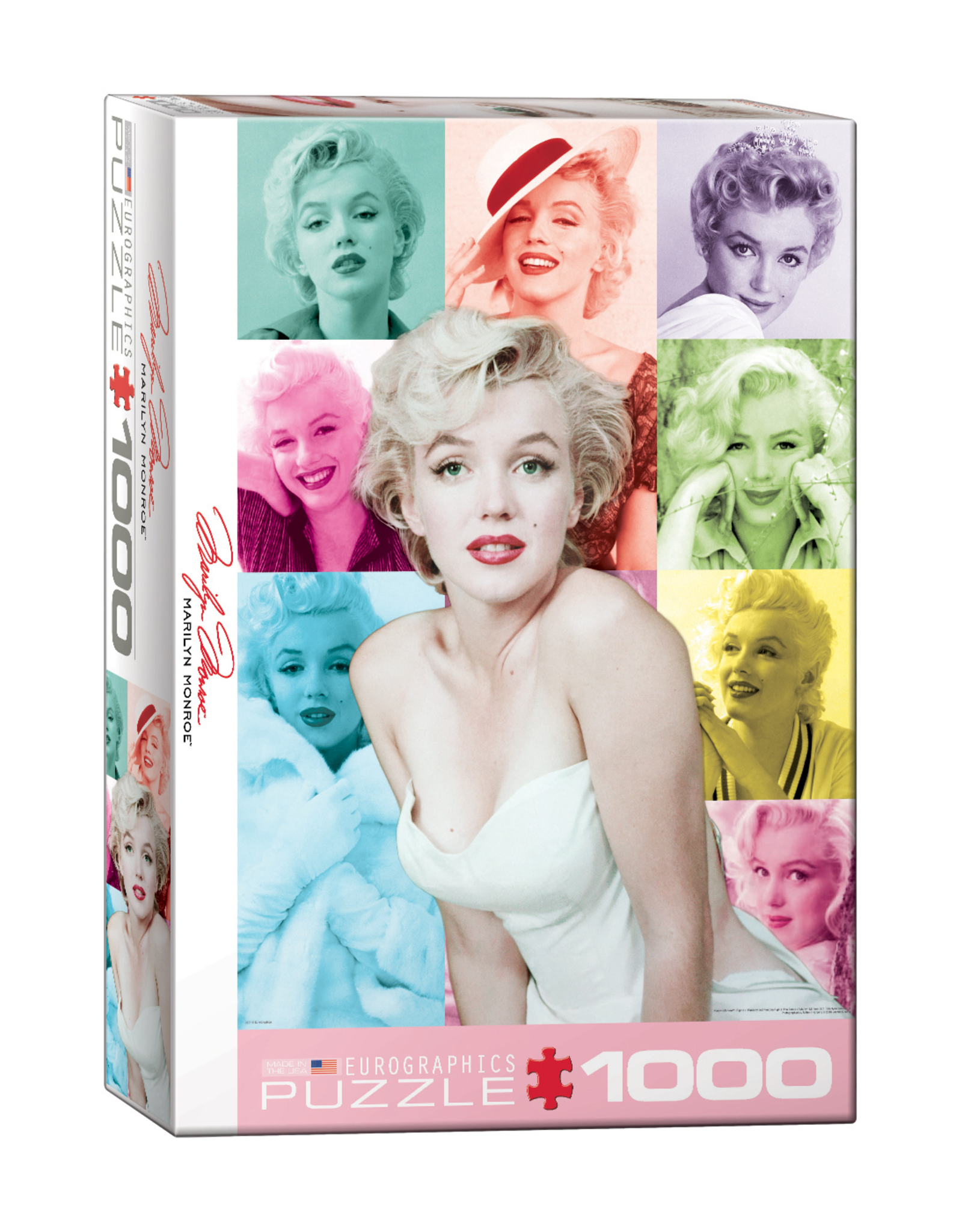 Eurographics - 1000pcs - Marilyn Monroe, Color Portraits
