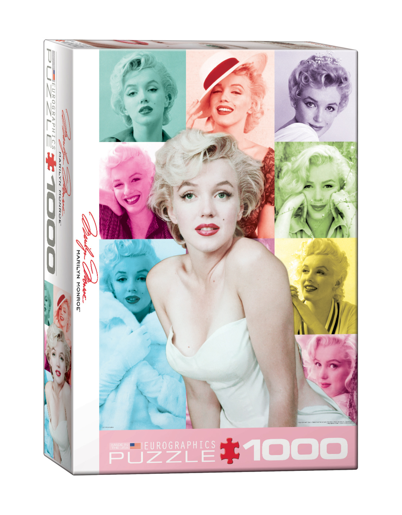 Eurographics Eurographics - 1000pcs - Marilyn Monroe, Color Portraits