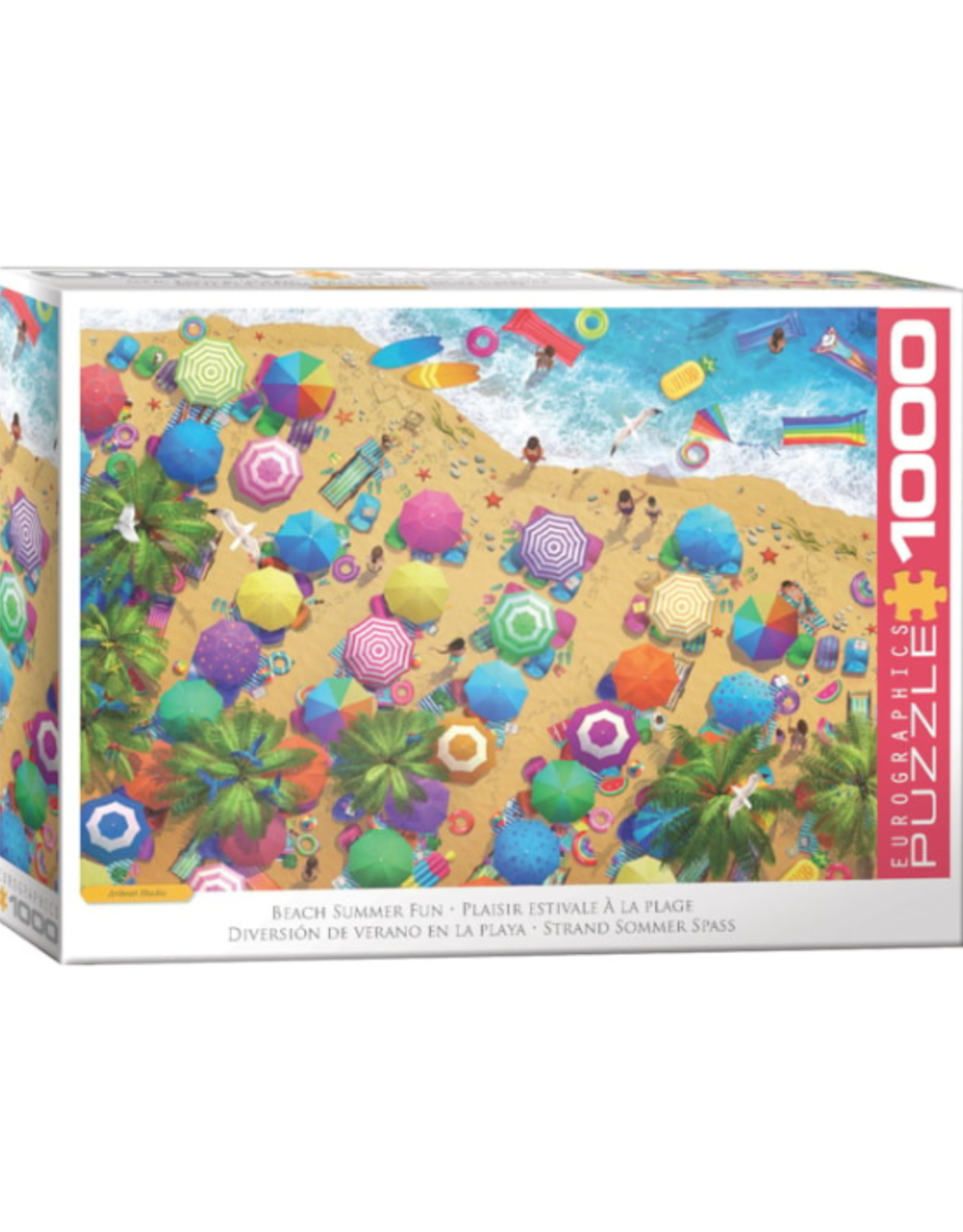 Eurographics Eurographics - 1000pcs - Beach Summer Fun
