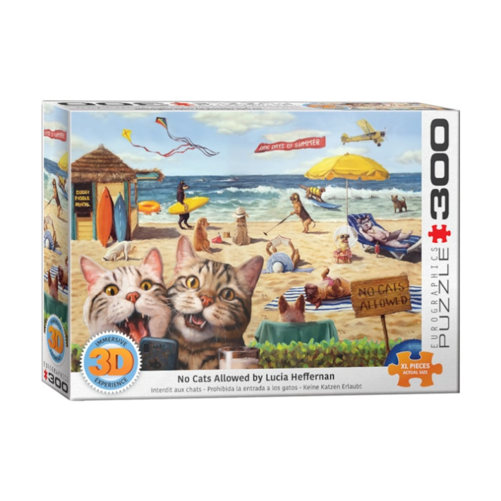 Eurographics - 300pcs - 3D - No Cats Allowed - ToymastersMB.ca