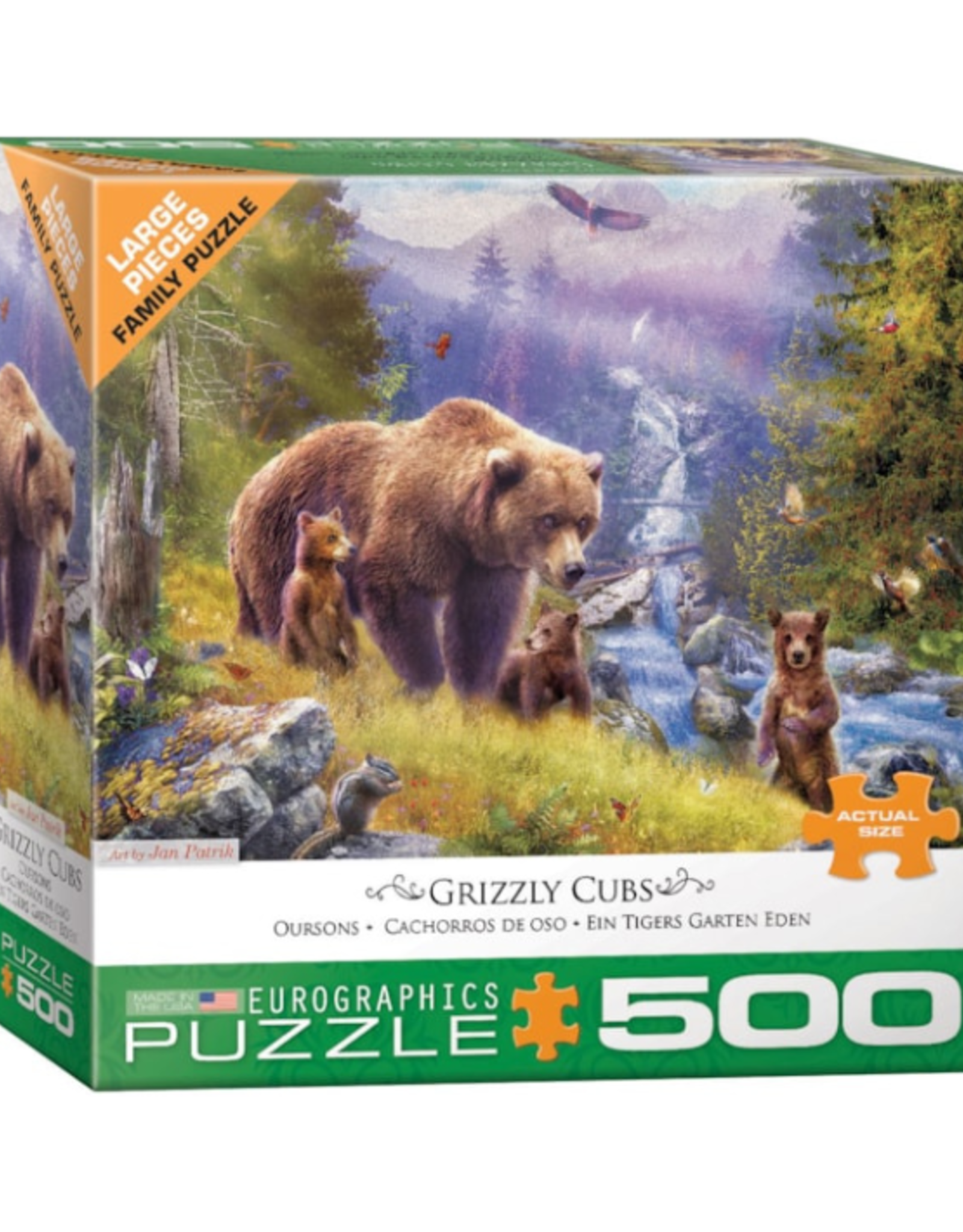 Eurographics - 500pcs - Grizzly Cubs