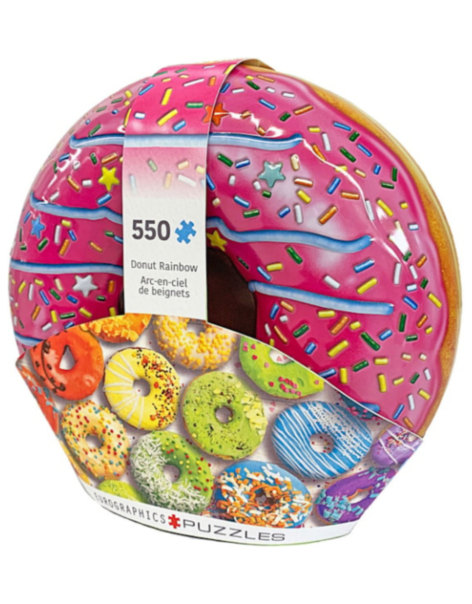 Eurographics Eurographics - 550pcs - Donut Rainbow Tin