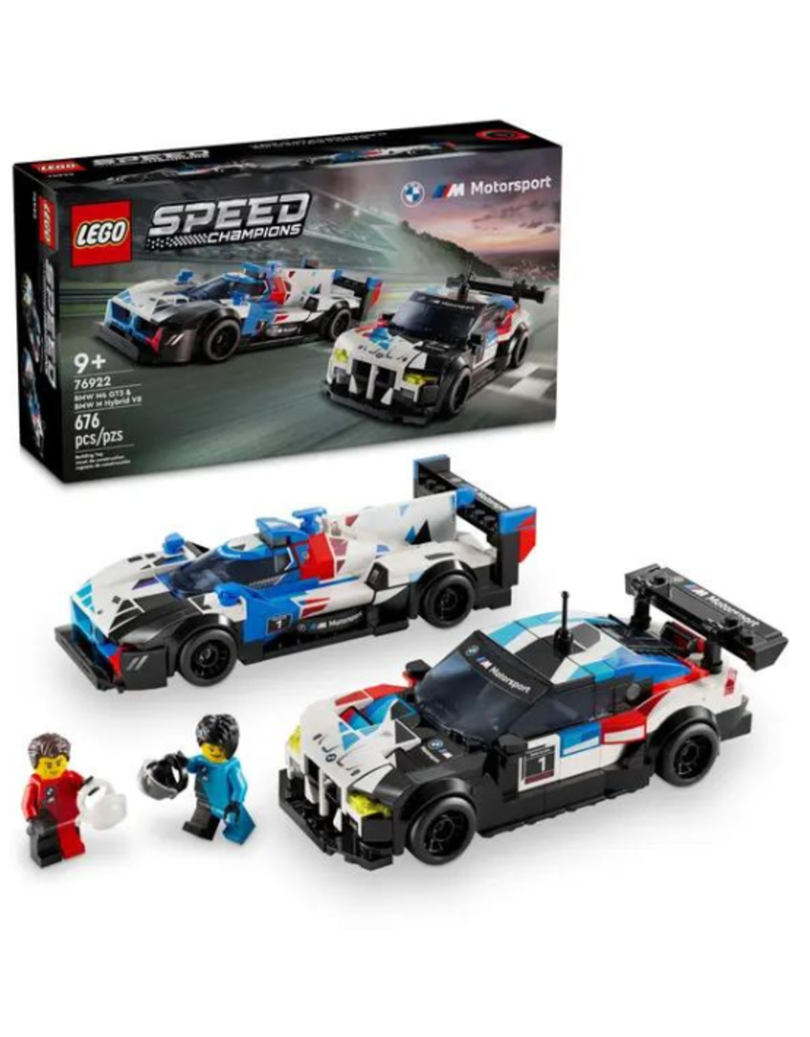 Lego Lego - Speed Champions - 76922 - BMW M4 GT3 & BMW M Hybrid V8 Race Cars