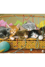 Cobble Hill Cobble Hill - 35pcs Tray - Kittens in Basket