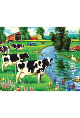 Cobble Hill Cobble Hill - 35pcs Tray - Cow Stream