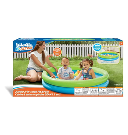 Kidoozie Jumbo 2-In-1 Ball Pit & Pool