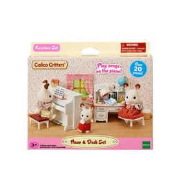 Calico Critters Piano and Desk Set