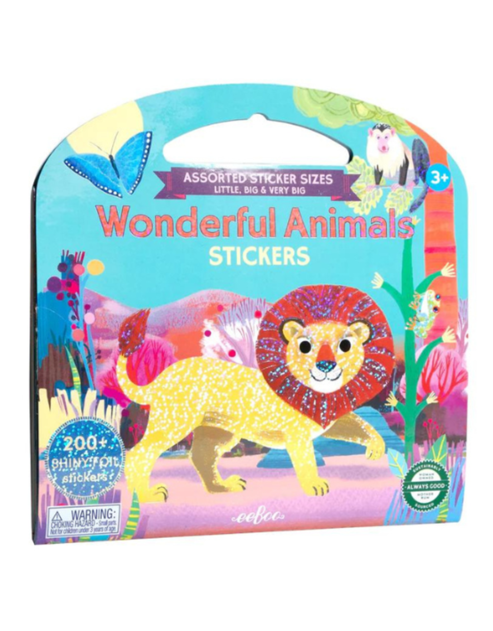 eeBoo eeBoo - Wonderful Animals Shiny Stickers