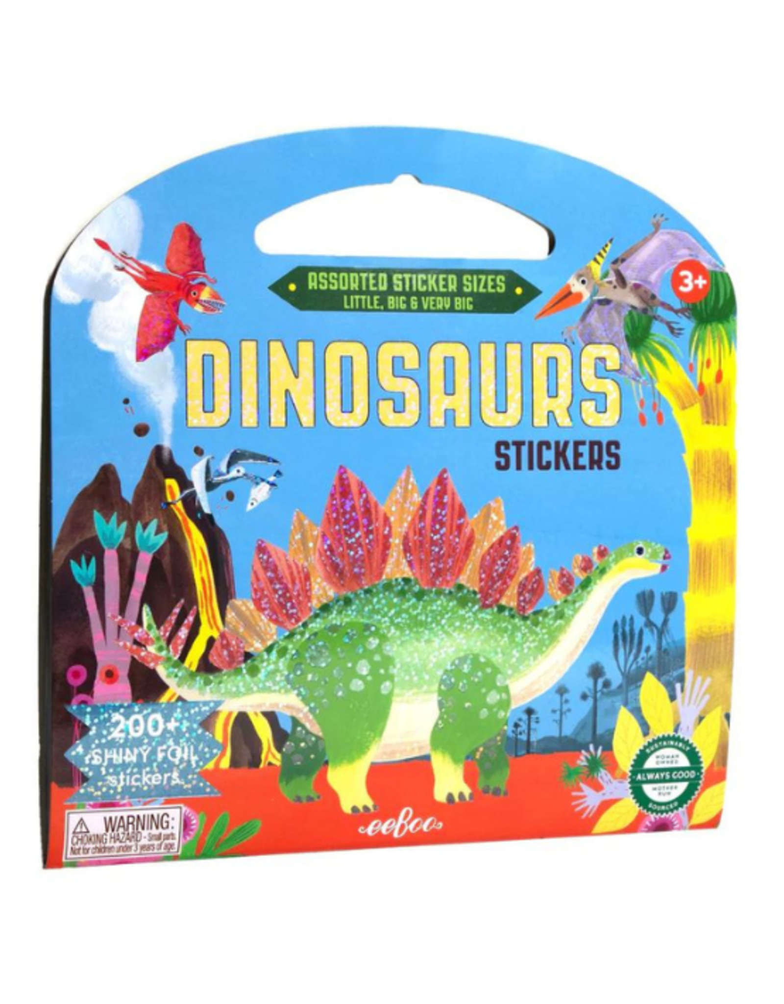 eeBoo eeBoo - Dinosaurs Shiny Stickers
