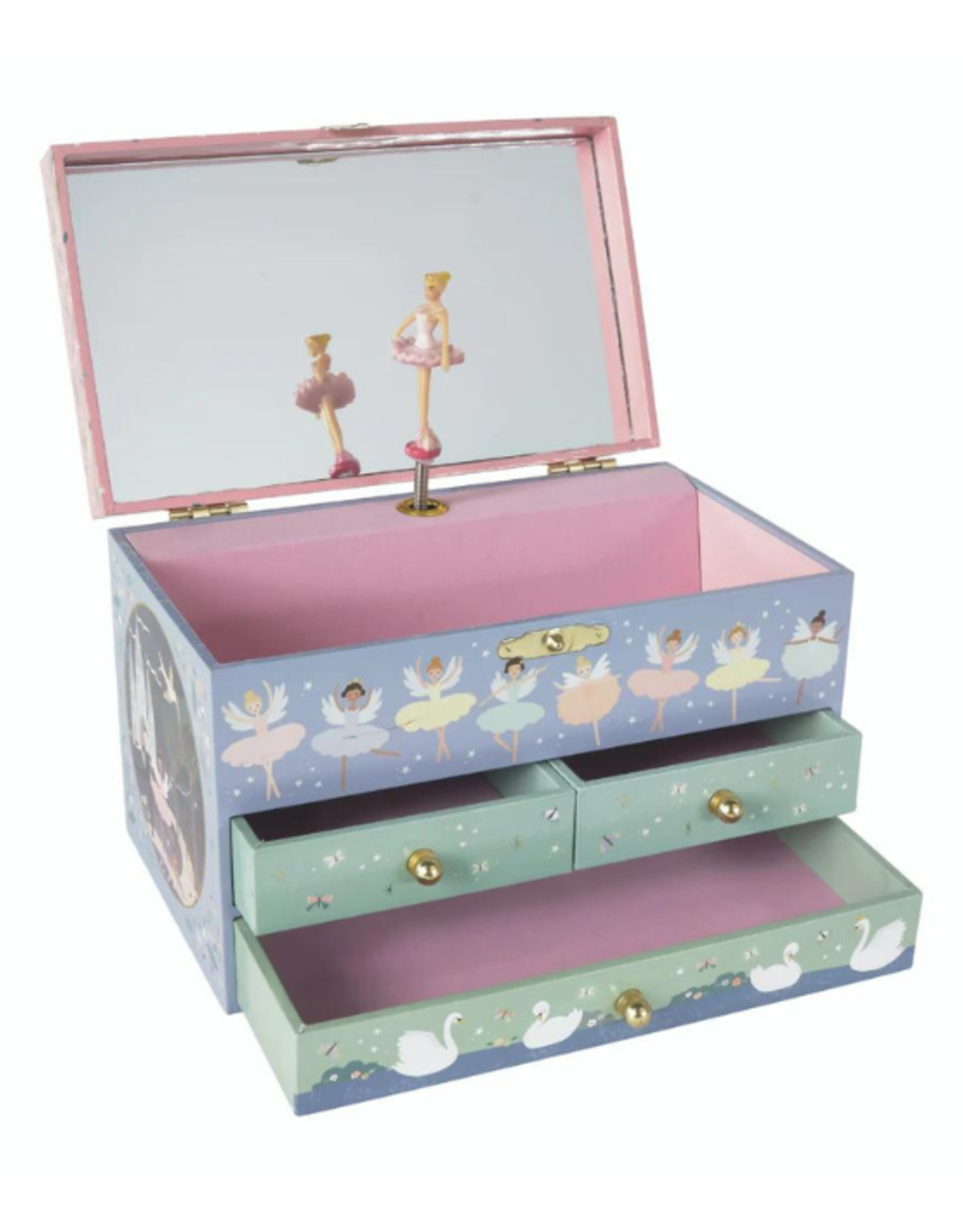 Floss & Rock Floss & Rock - Enchanted 3 Drawer Jewelry Box