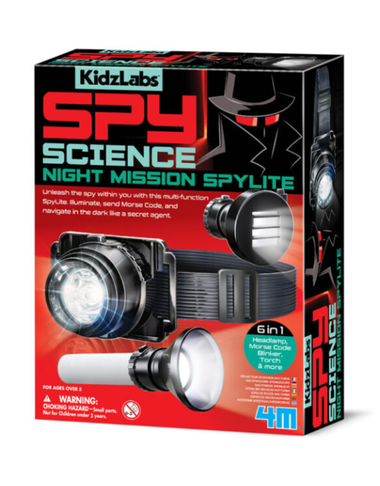 4M 4M - Kidzlabs Spy Science Night Mission Spylite