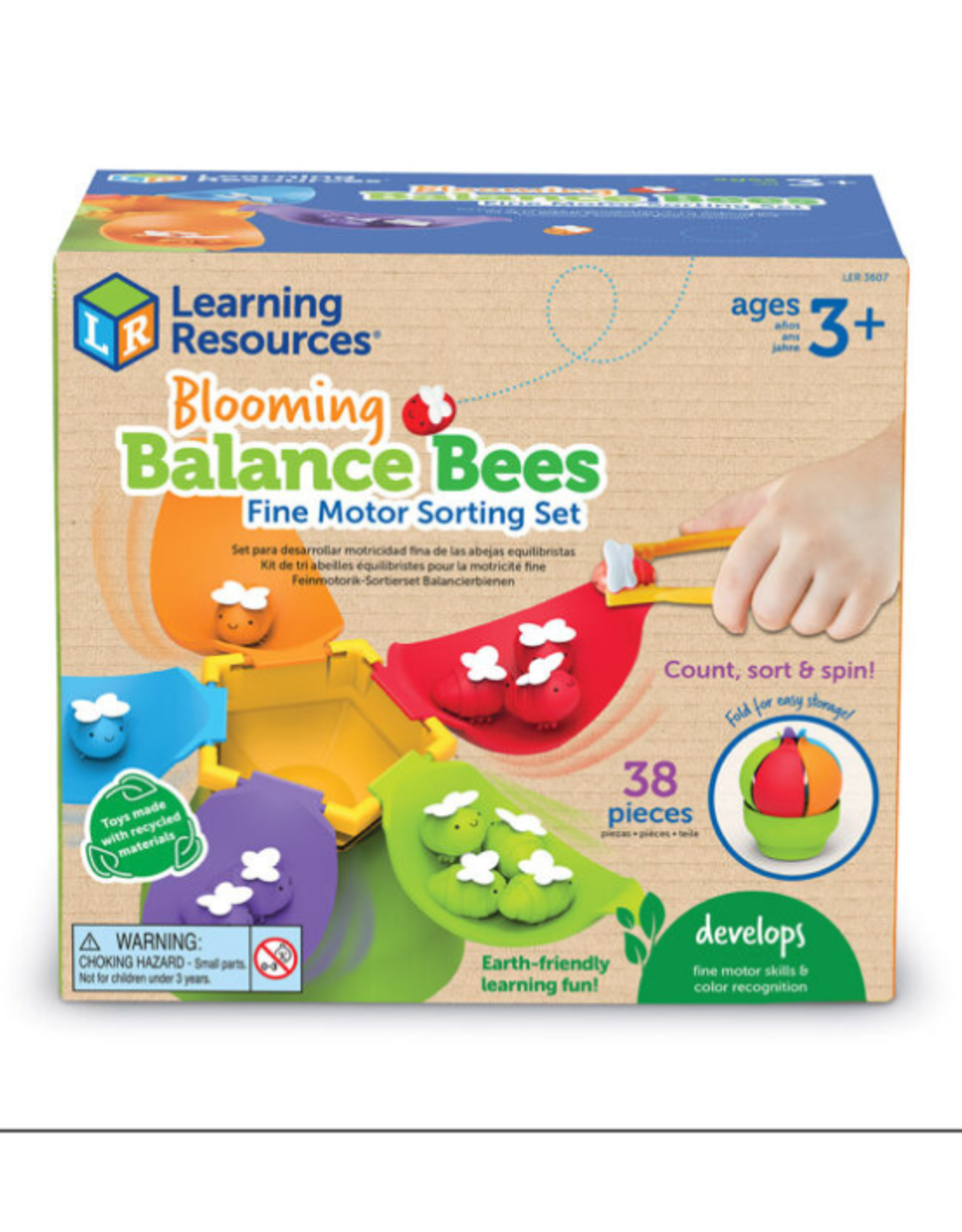 Learning Resources - Blooming Balance Bees Fine Motor Sorting Set