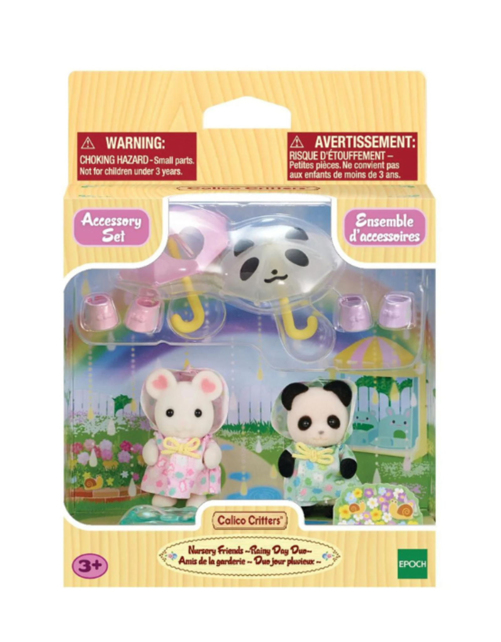 Calico Critters Calico Critters - Nursery Friends Rainy Day Duo