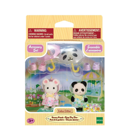Calico Critters Nursery Friends Rainy Day Duo