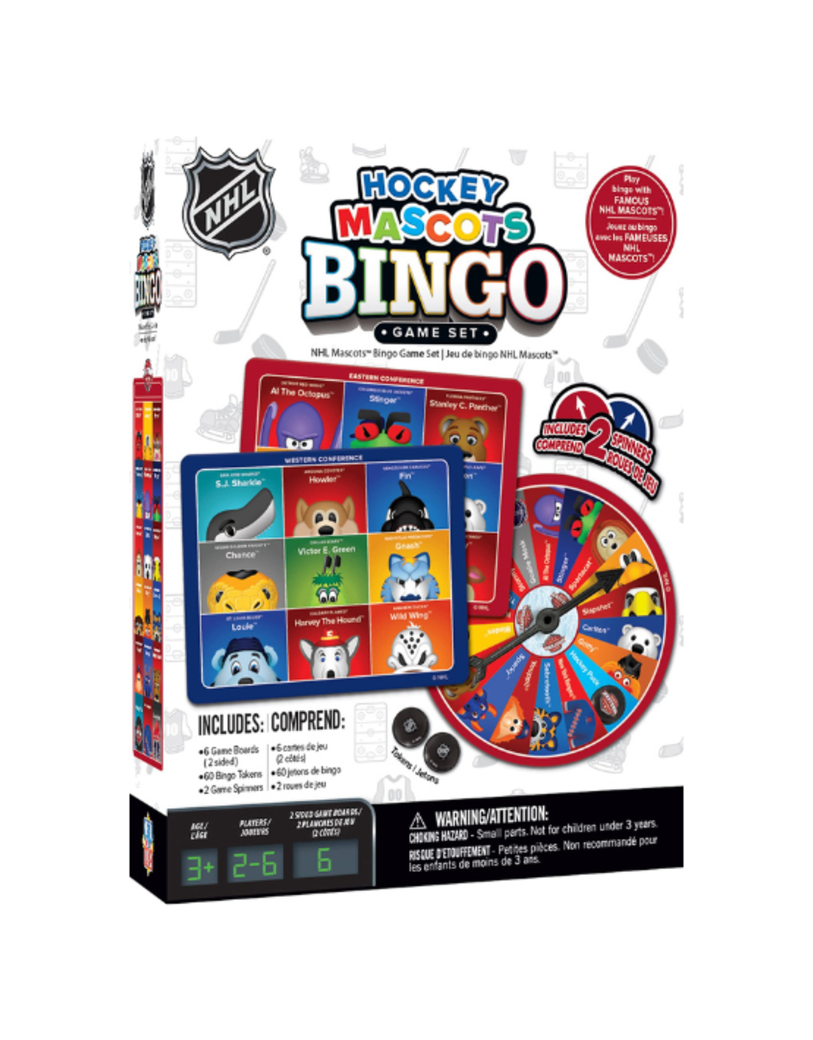 MasterPieces MasterPieces - NHL Mascots Bingo Game