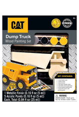 MasterPieces MasterPieces - Caterpillar Dump Truck Wood Craft & Paint Kit