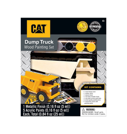 MasterPieces Caterpillar Dump Truck Wood Craft & Paint Kit