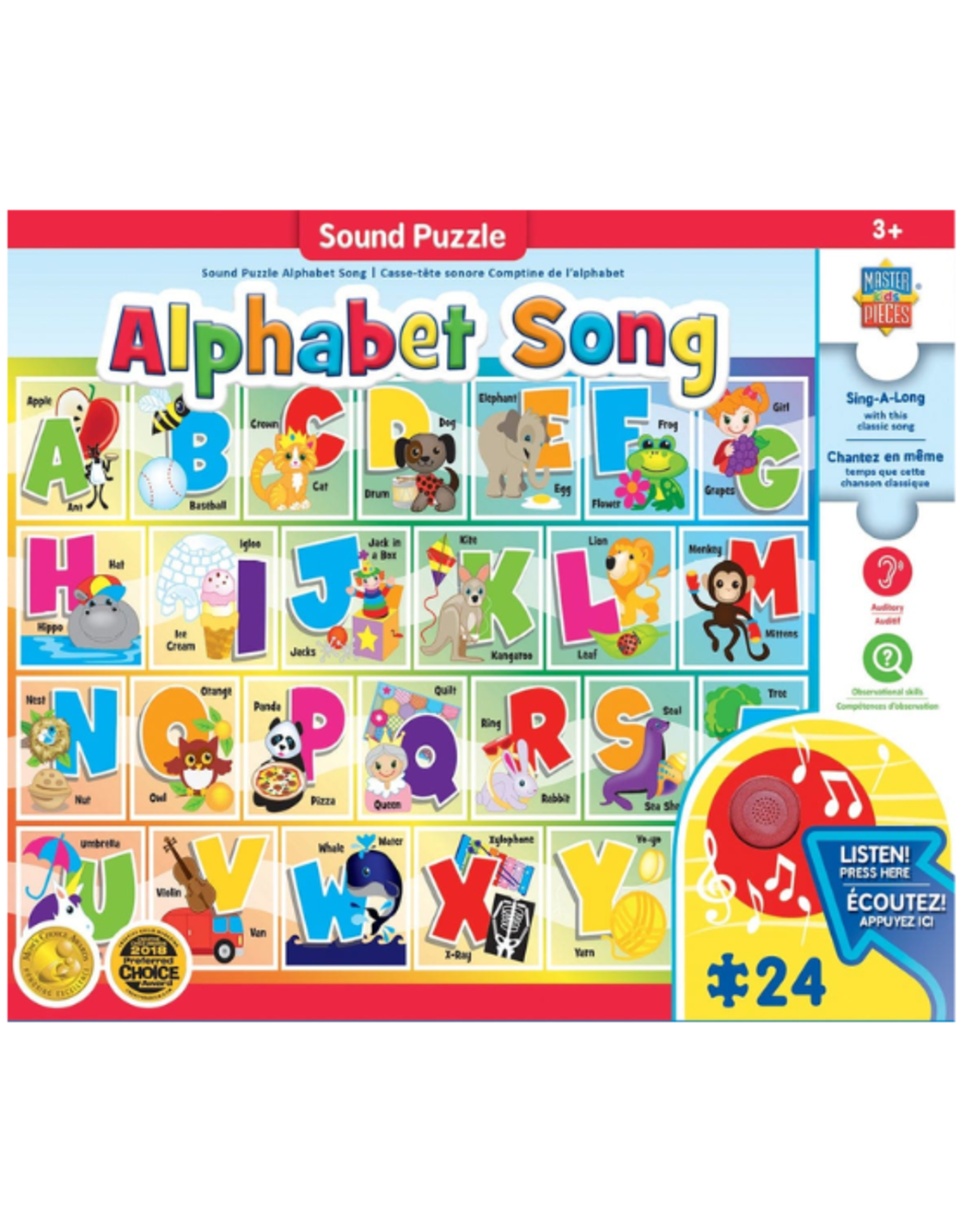 MasterPieces MasterPieces - 24pcs - Alphabet Song Musical Floor Jigsaw Puzzle
