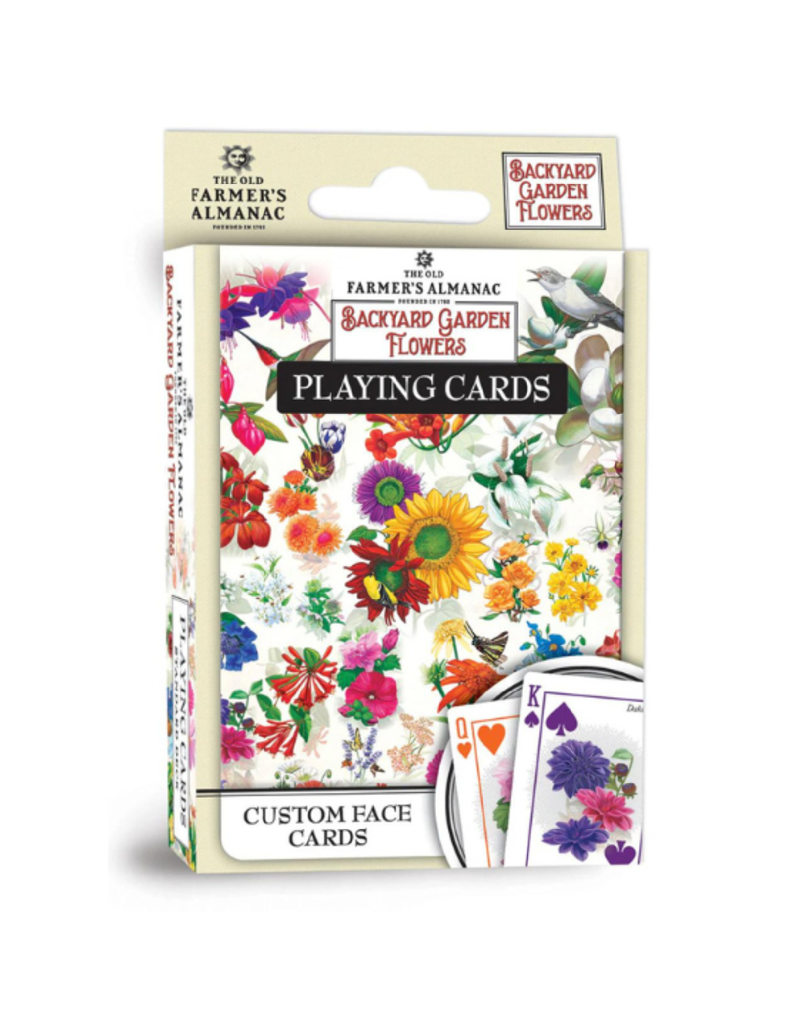 MasterPieces MasterPieces - Farmer's Almanac - Backyard Garden Flowers Playing Cards