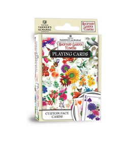 MasterPieces Farmer's Almanac Backyard Garden Flowers Playing Cards