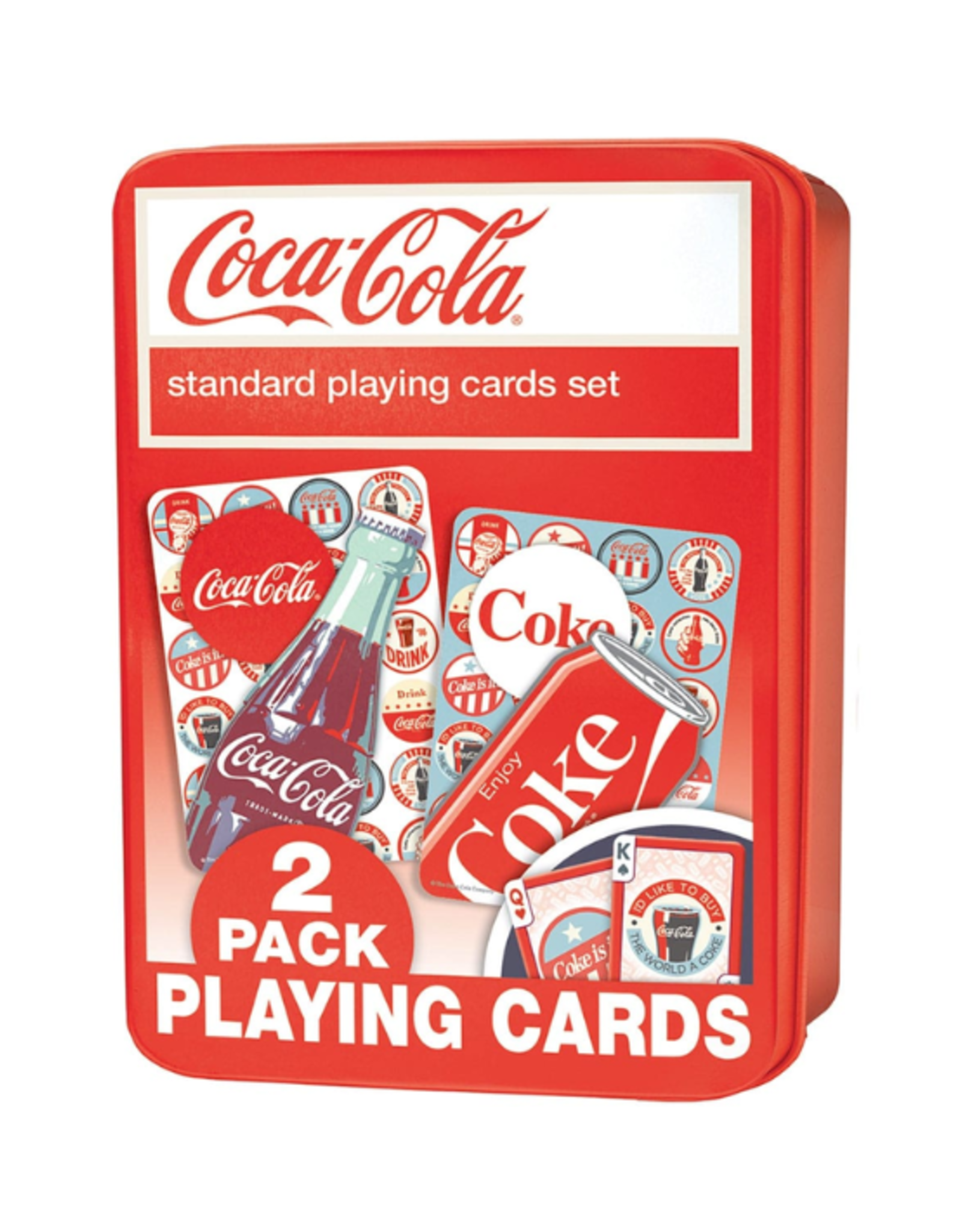 MasterPieces MasterPieces - Coca-Cola Playing Cards 2-Pack