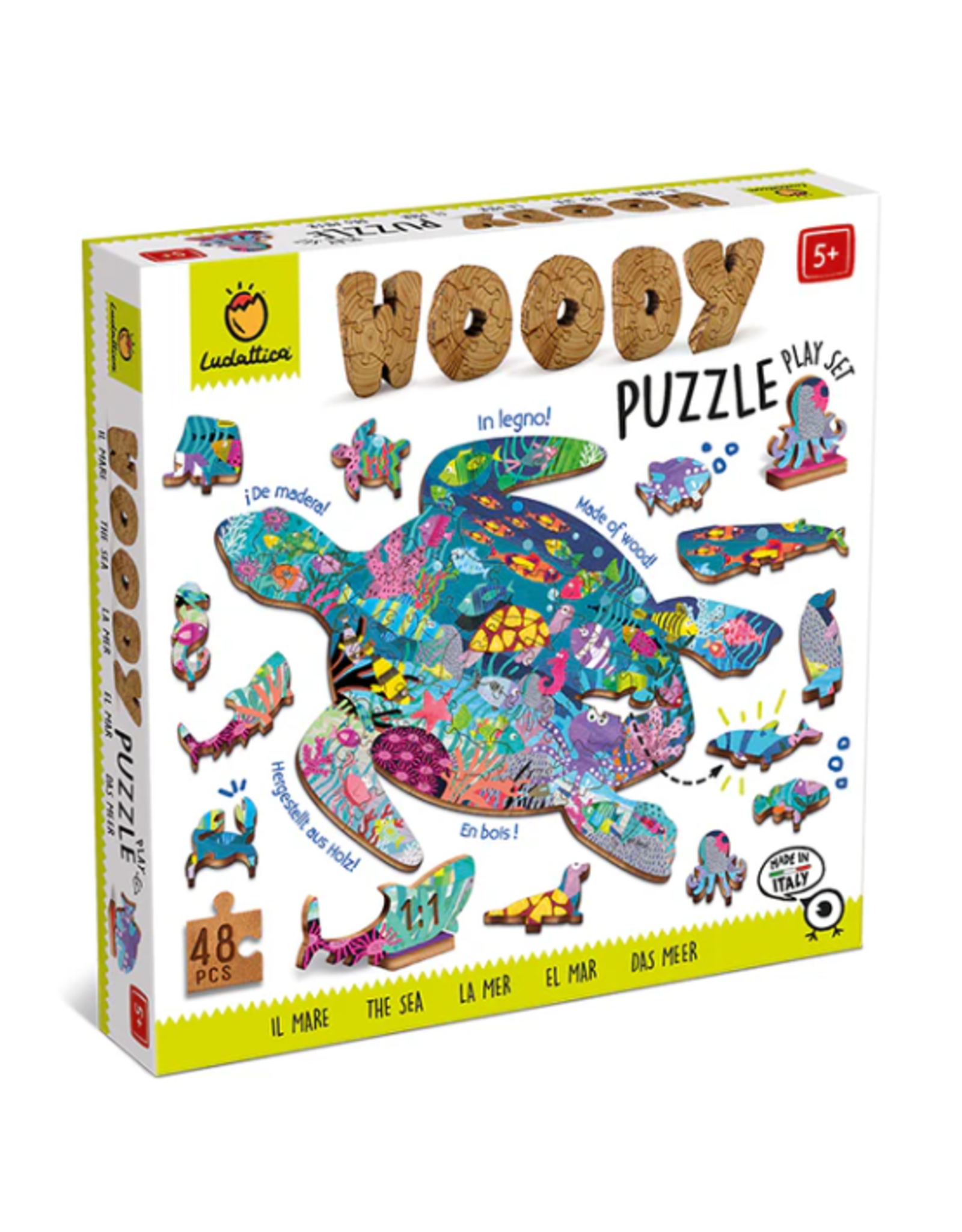 Ludattica Laudattica - The Sea Woody Puzzle