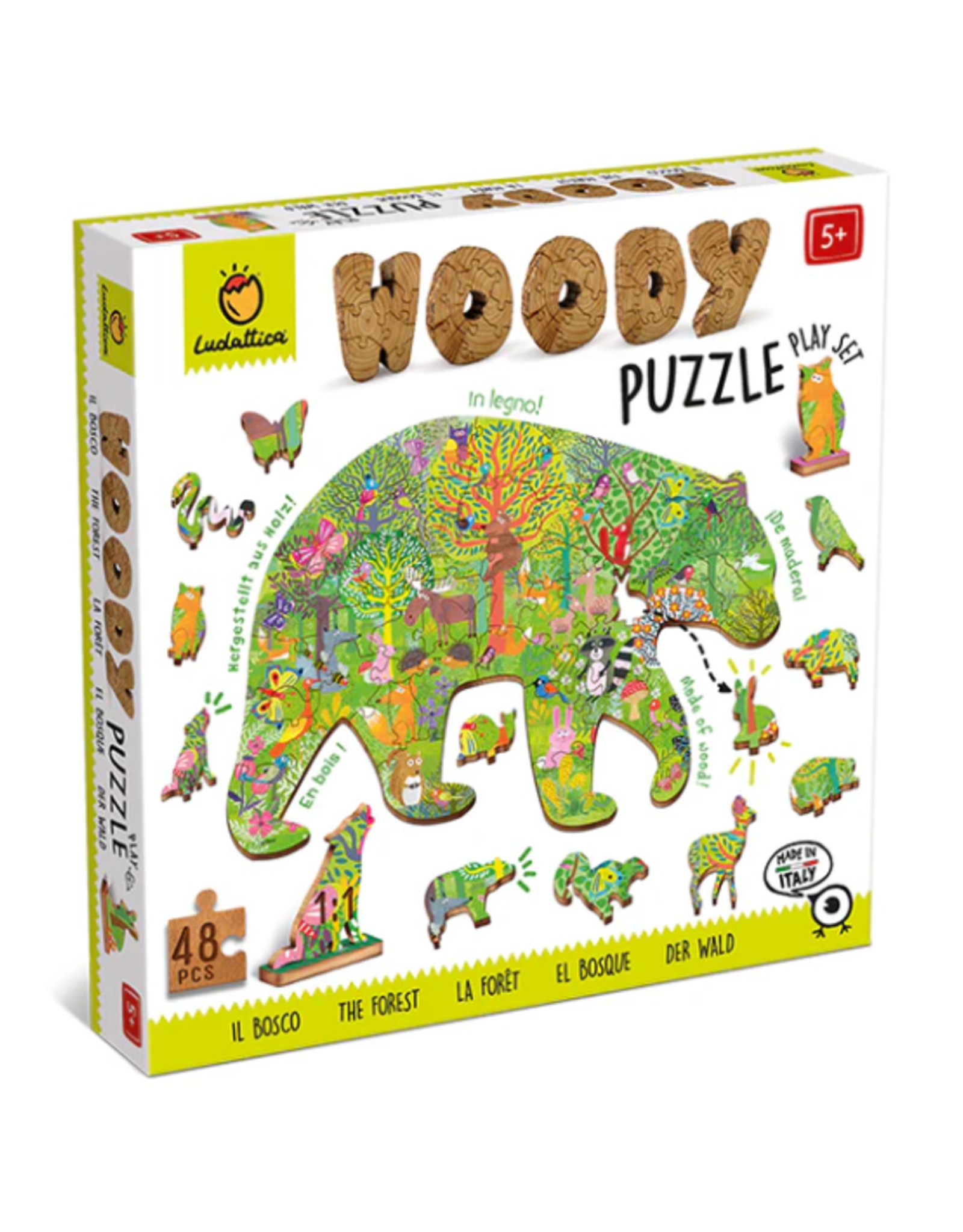 Ludattica Ludattica - Forest Wooden Puzzle