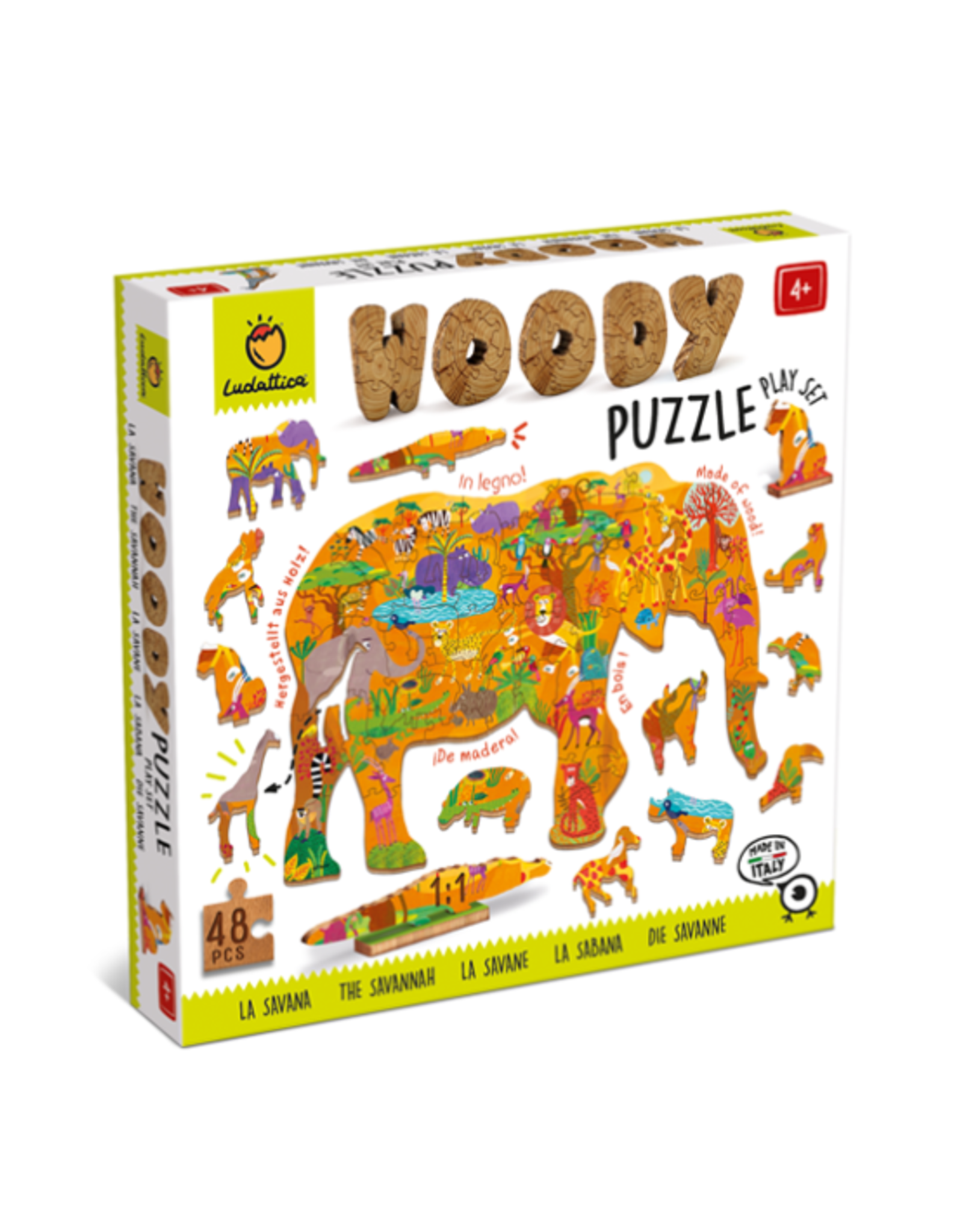 Ludattica Ludattica -  The Savannah Woody Puzzle
