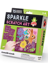 Crocodile Creek - Garden Sparkle Scratch Art