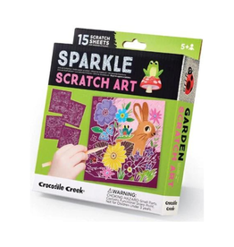Garden Sparkle Scratch Art