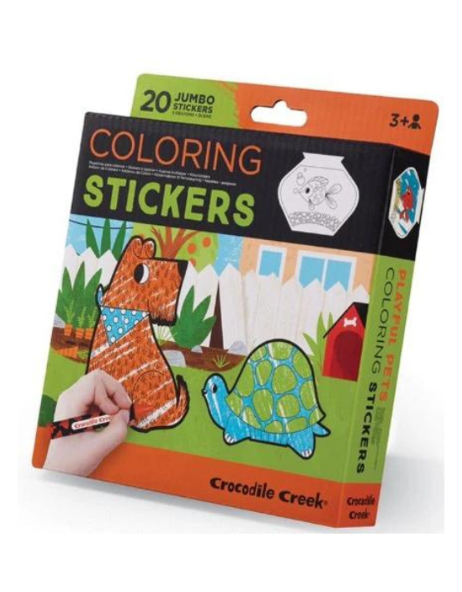Crocodile Creek - Playful Pets Coloring Stickers