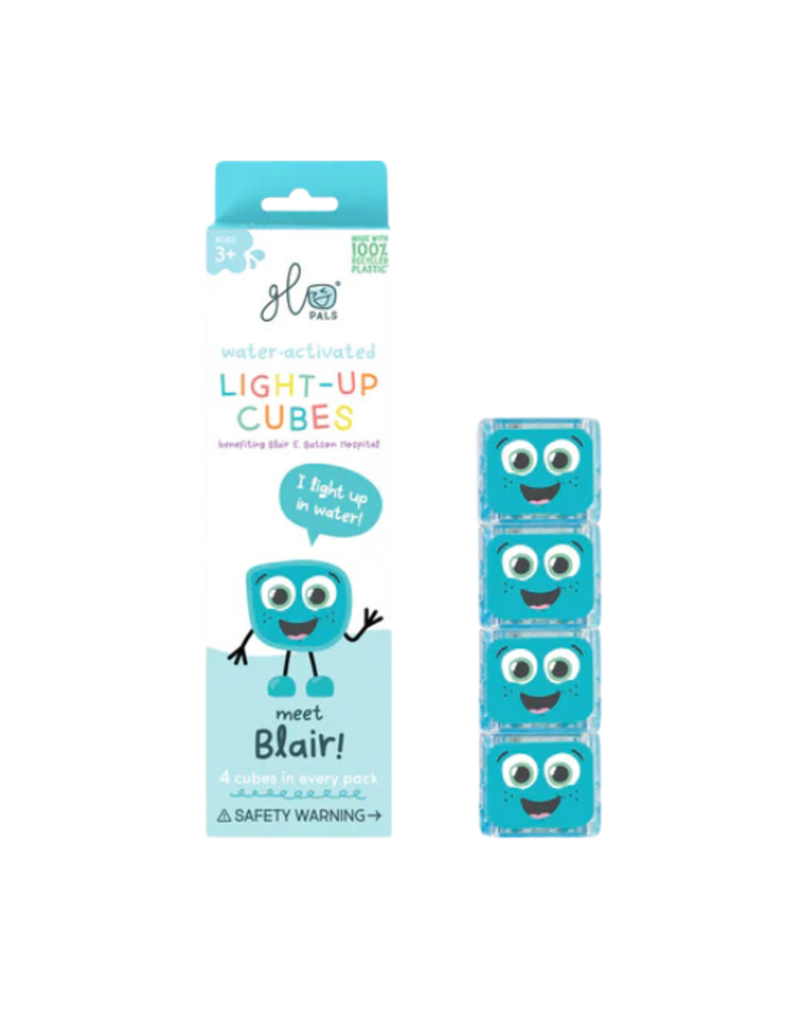 Glo Pals Glo Pals - Light Up Cubes - Blair (Blue)