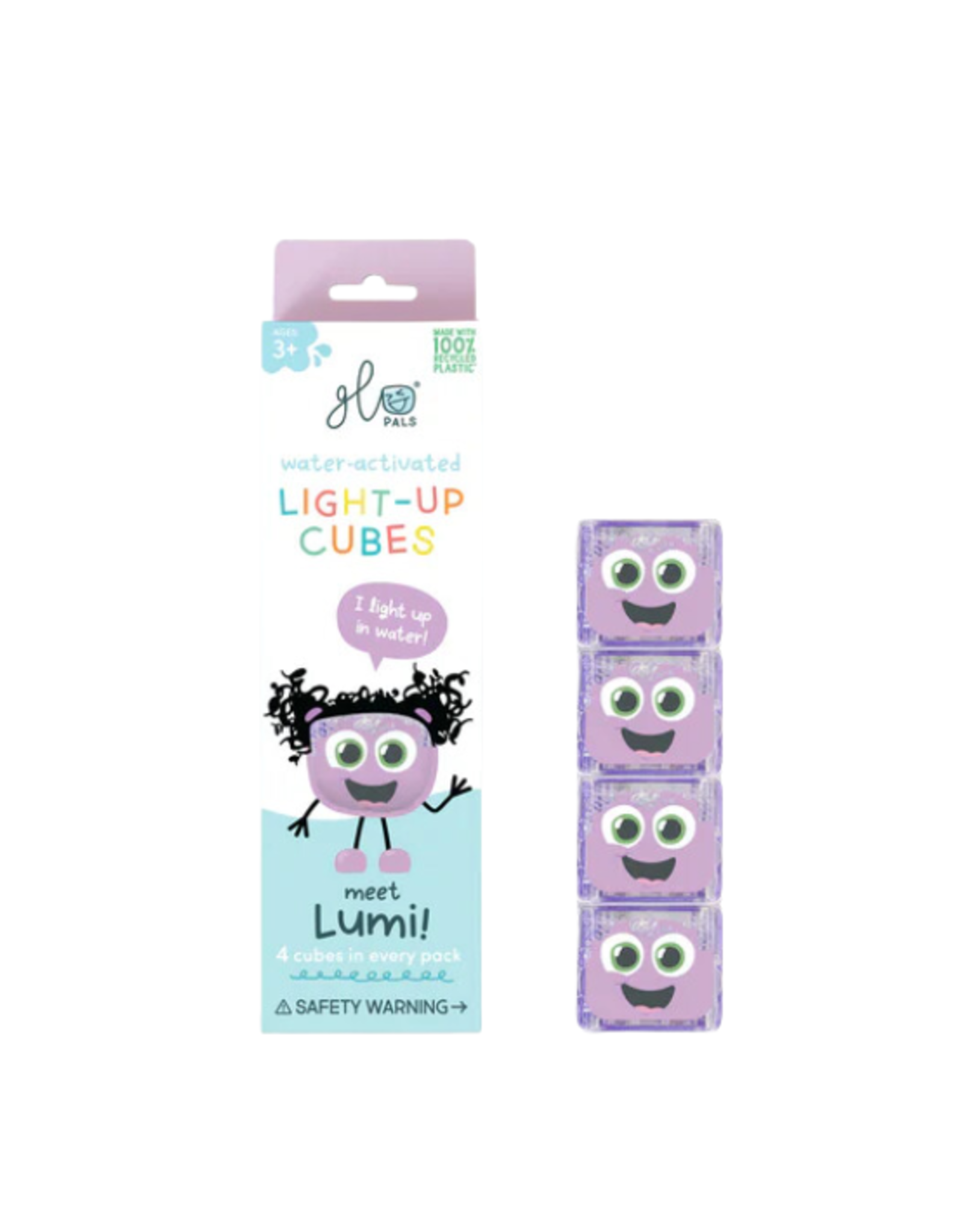 Glo Pals - Light Up Cubes - Lumi (Purple)