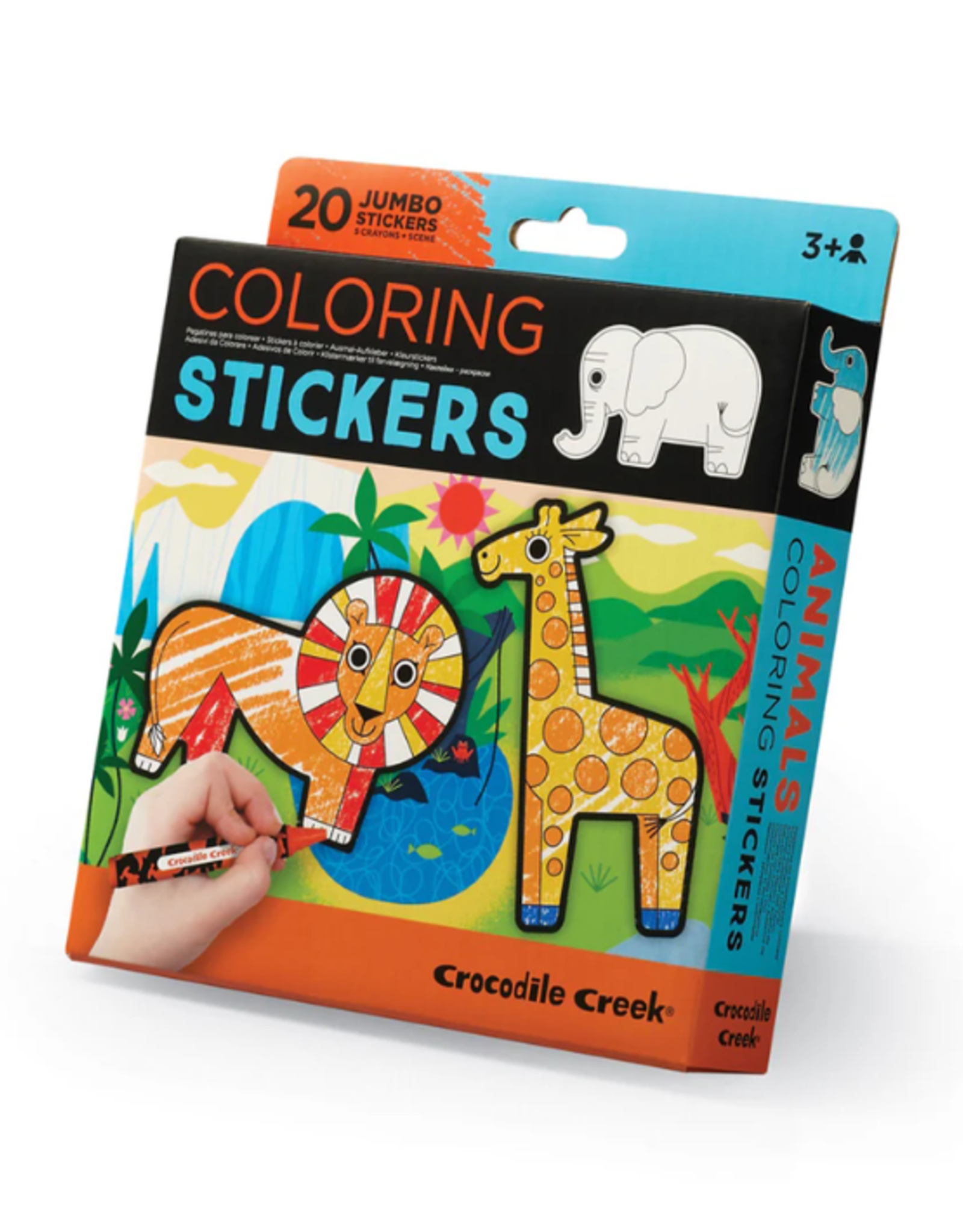 Crocodile Creek - Animals Coloring Stickers