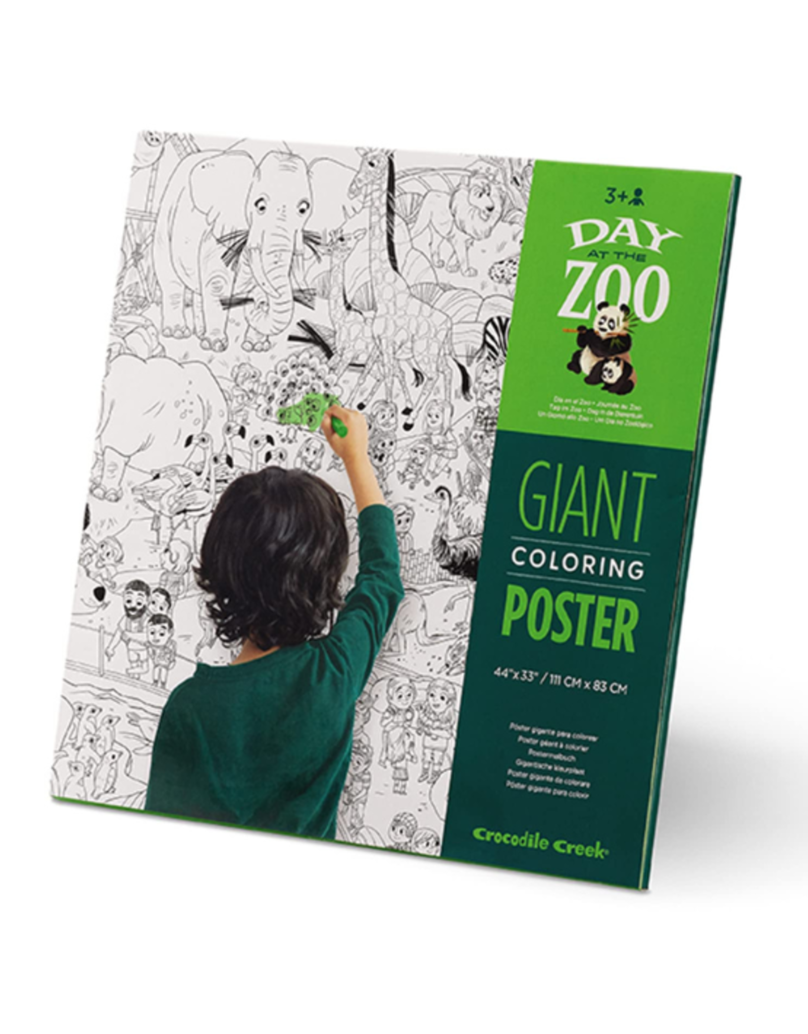 Crocodile Creek - Day at the Zoo Giant Coloring Poster