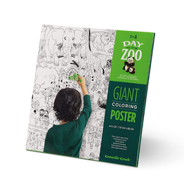 Day at the Zoo Giant Coloring Poster