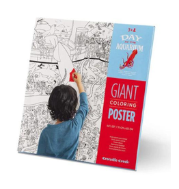 Day at the Aquarium Giant Coloring Poster