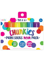 Ooly Ooly - Chunkies Paint Sticks Neon Set of 6