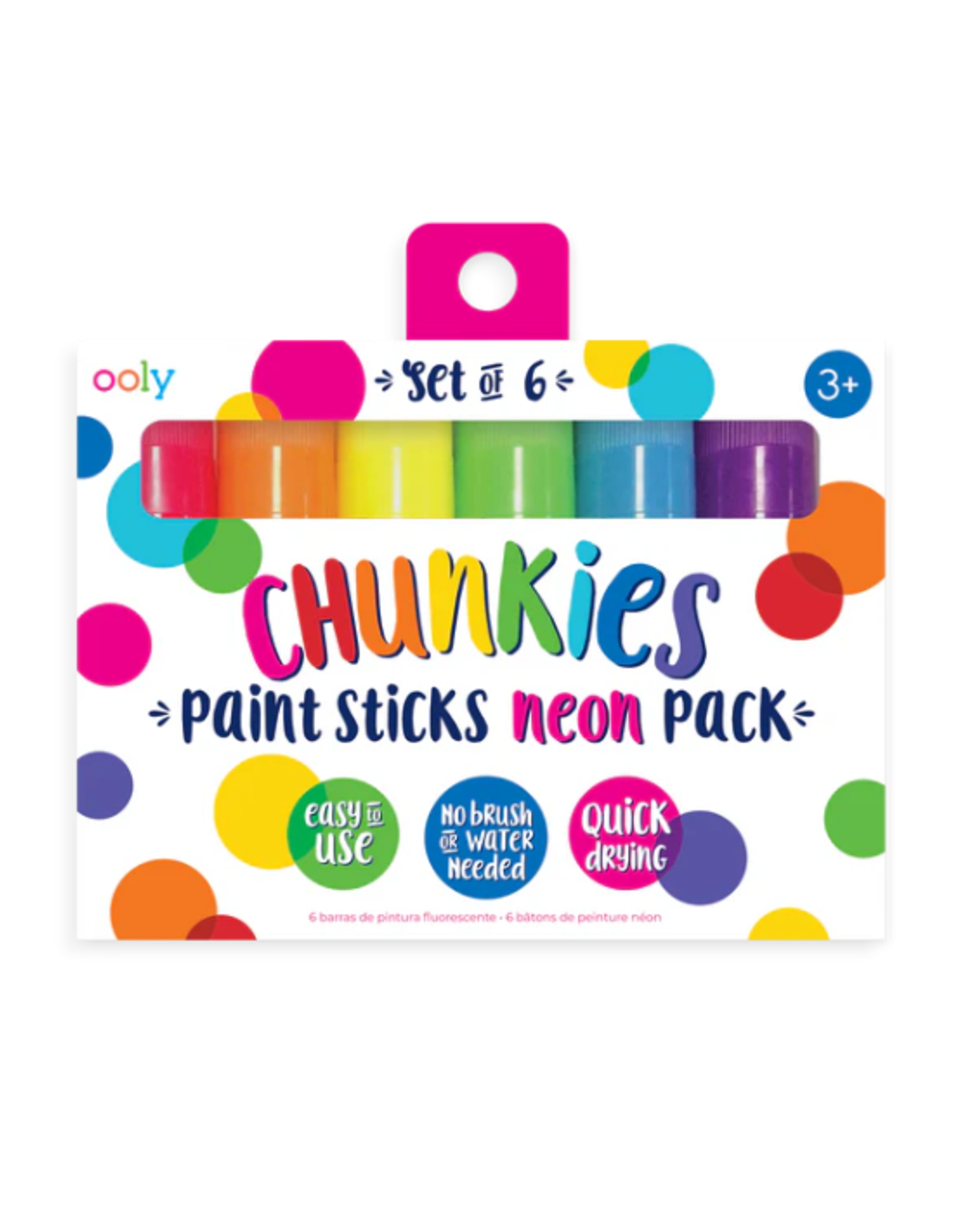 Ooly Ooly - Chunkies Paint Sticks Neon Set of 6