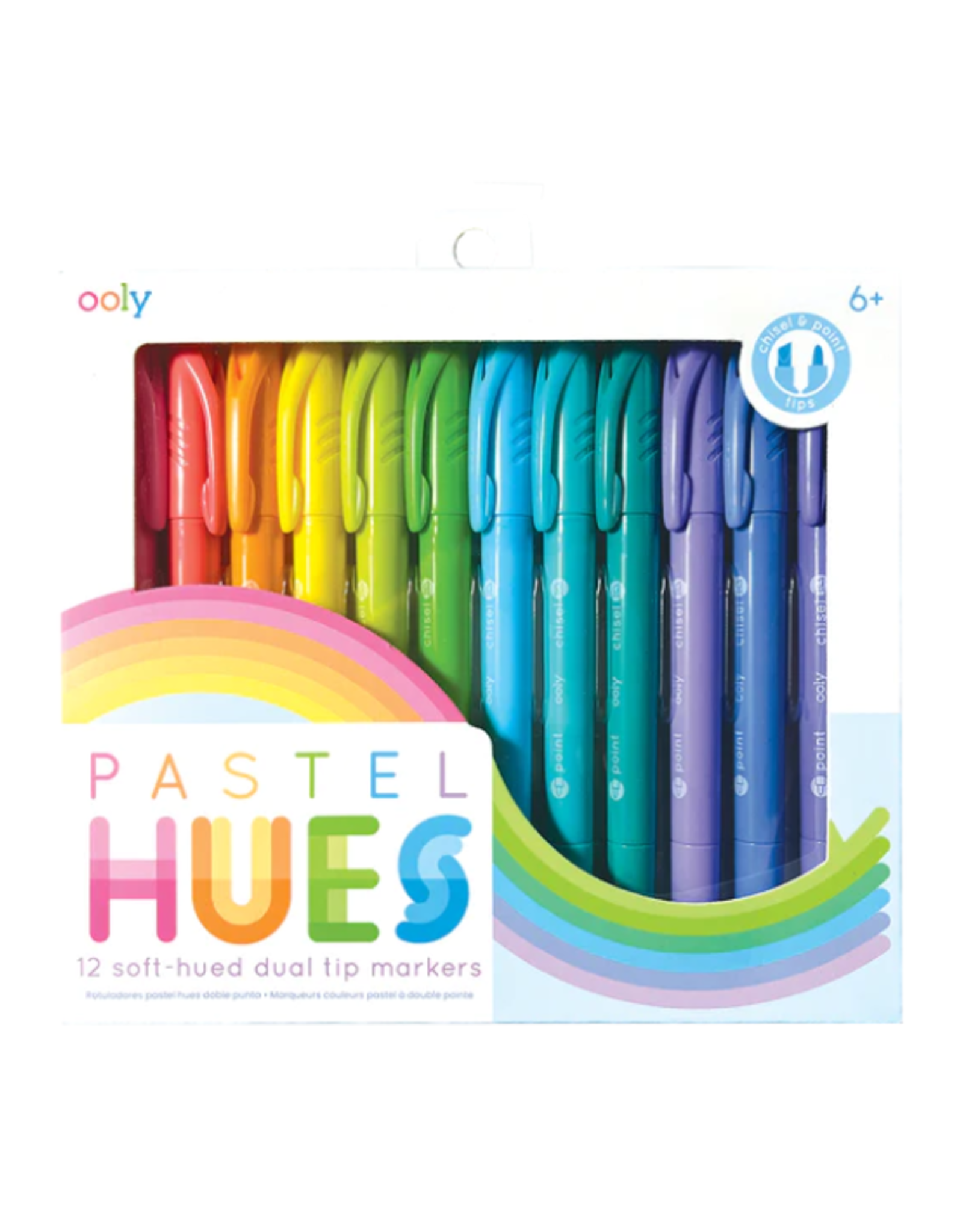 Ooly Ooly - Pastel Hues Dual Tip Markers Set of 12