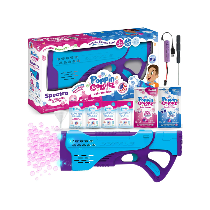 South Beach Bubbles - Poppin Colorz Spectra Bubble Blaster