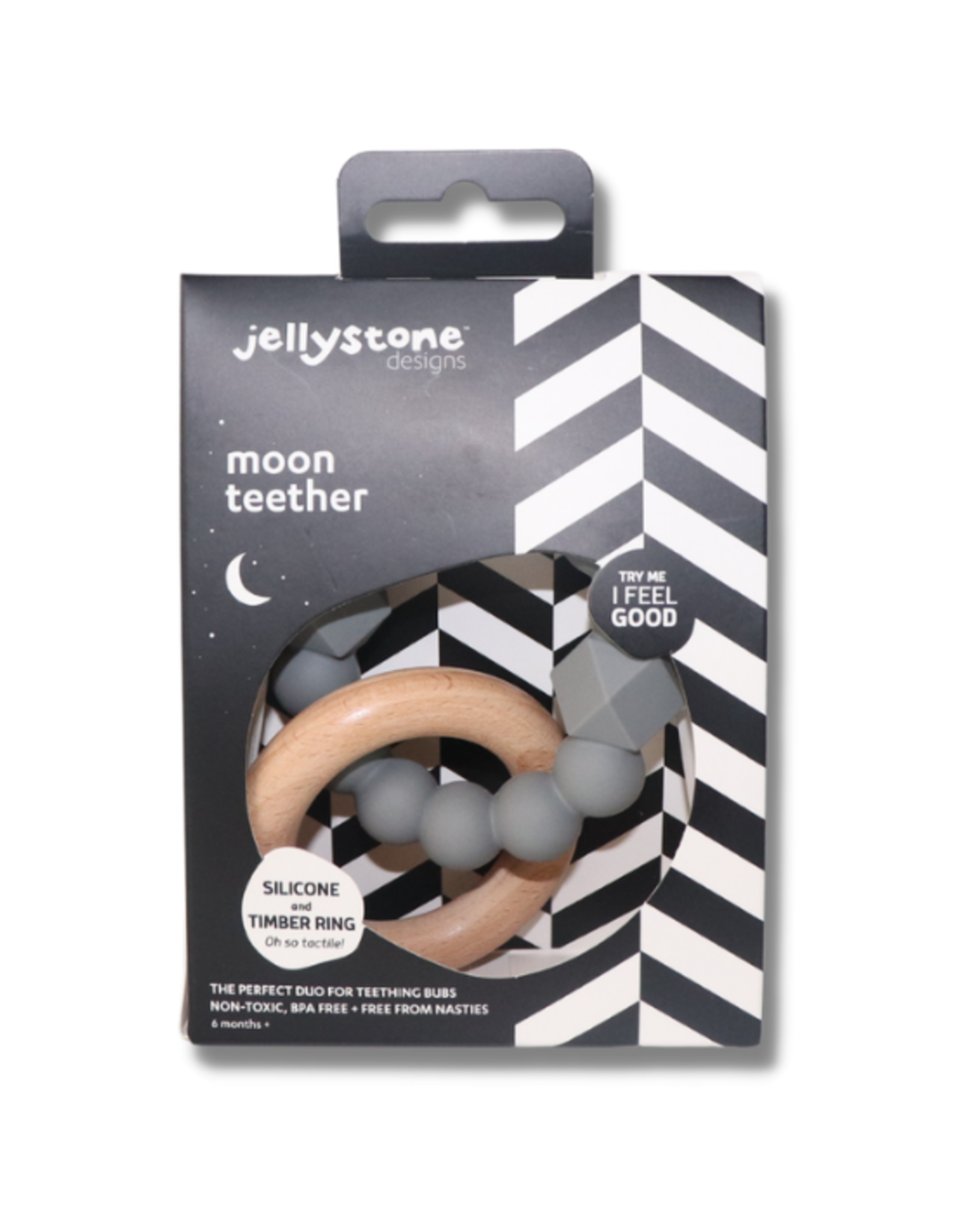 Jellystone Designs Jellystone Designs - Grey Moon Teether