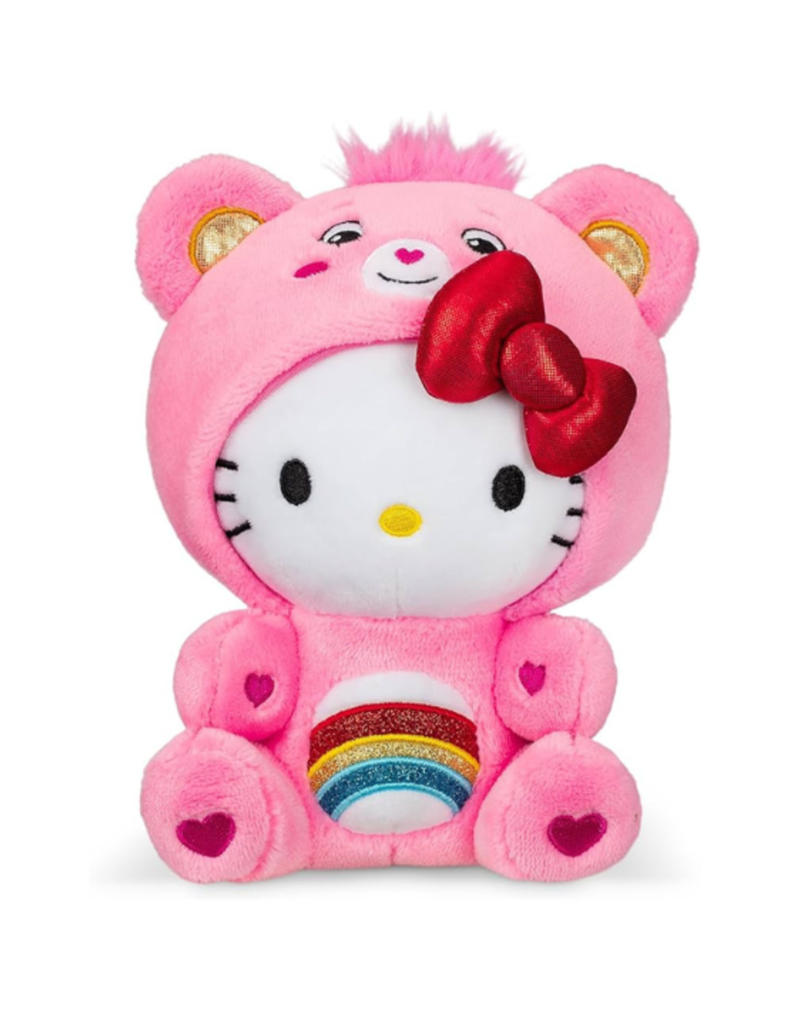 Basic Fun Basic Fun - 8" Hello Kitty Care Bear Fun Size Plush - Hello Kitty/Cheer Bear