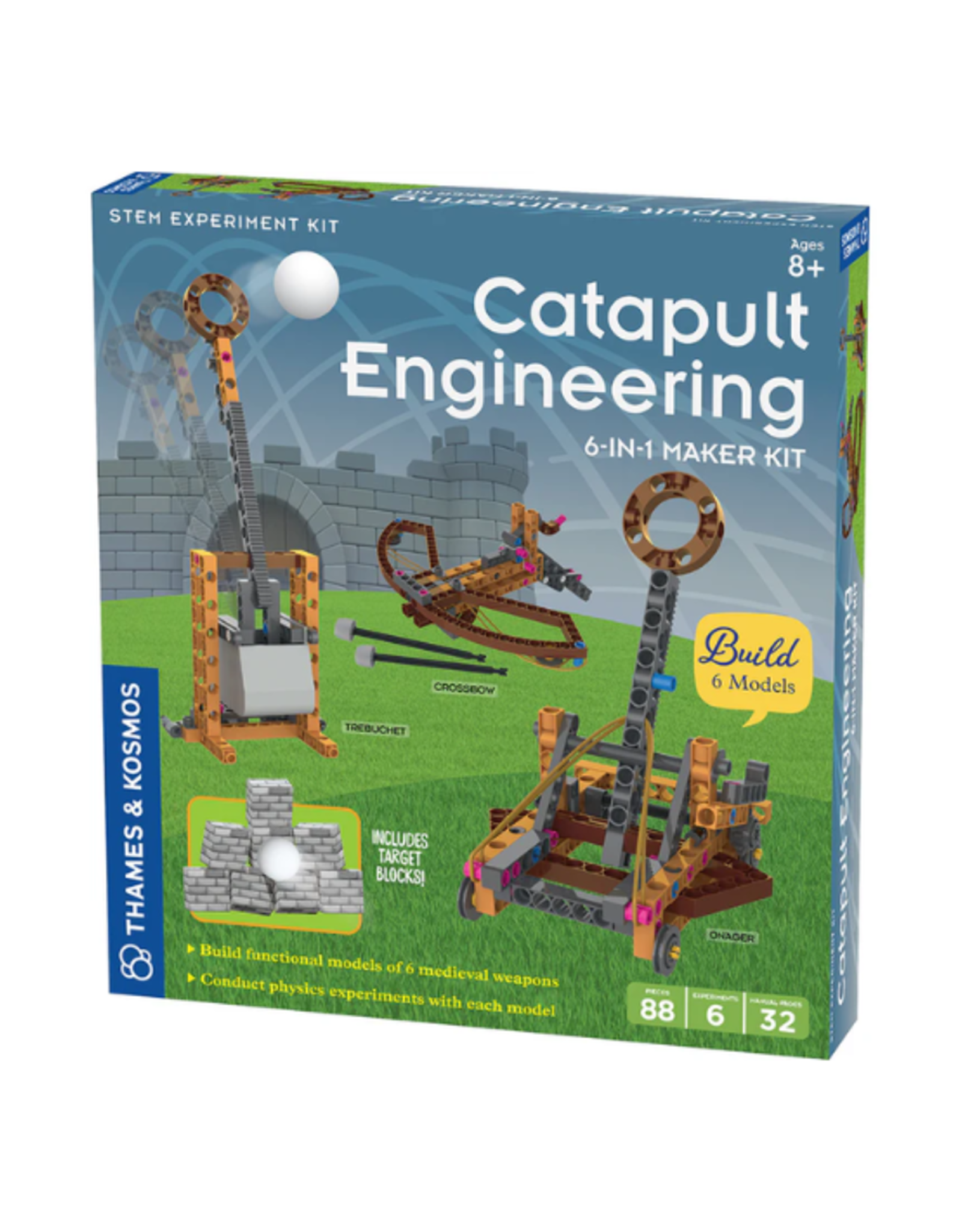 Thames & Kosmos Thames & Kosmos - Catapult Engineering: 6-in-1 Maker Kit