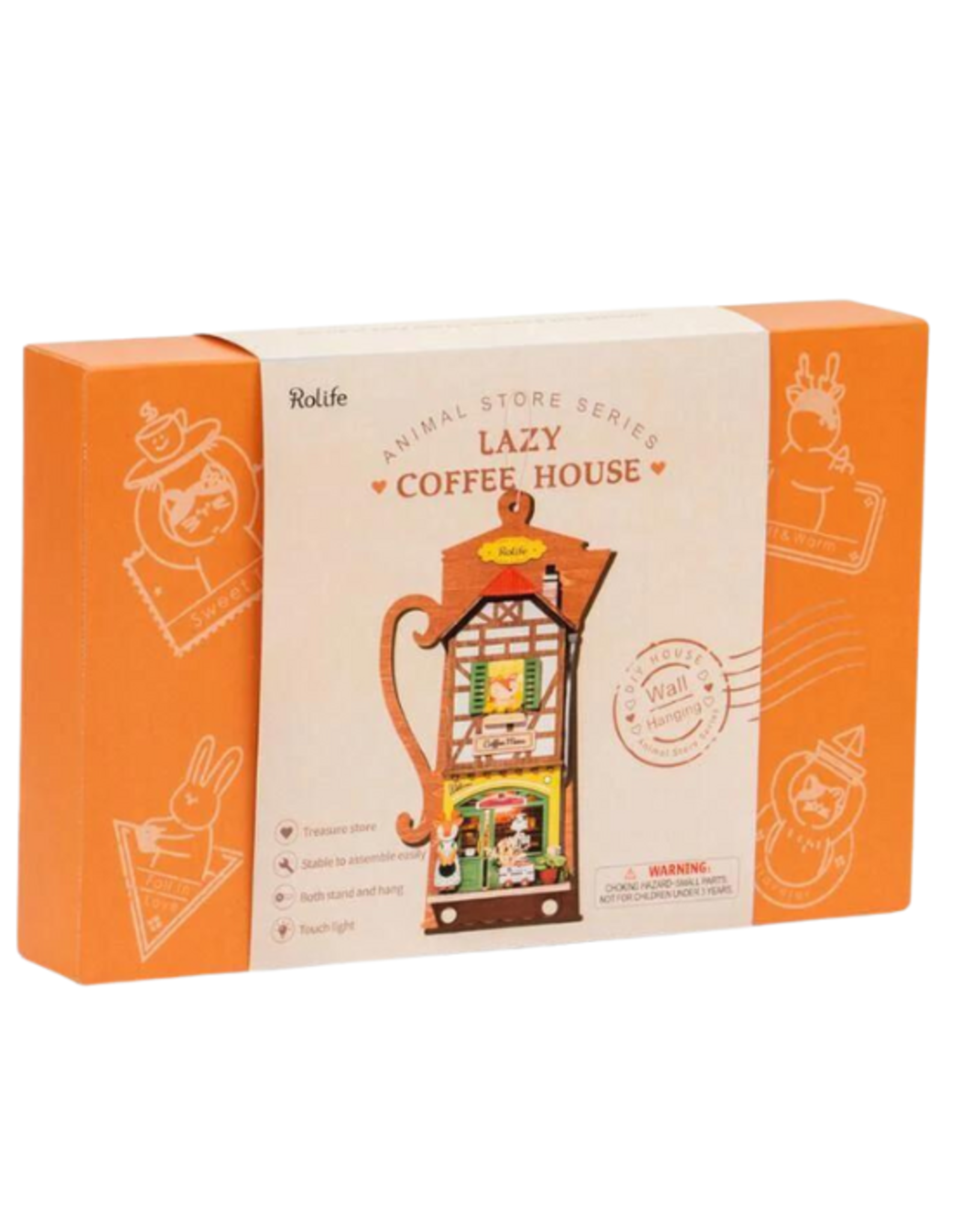 Rolife Rolife - DIY Miniature Wall Hanging - Lazy Coffee House