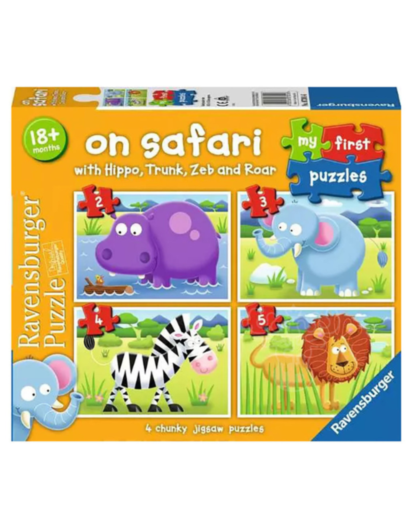 Ravensburger Ravensburger - My First Puzzle - 2, 3, 4, 5 pcs - On Safari