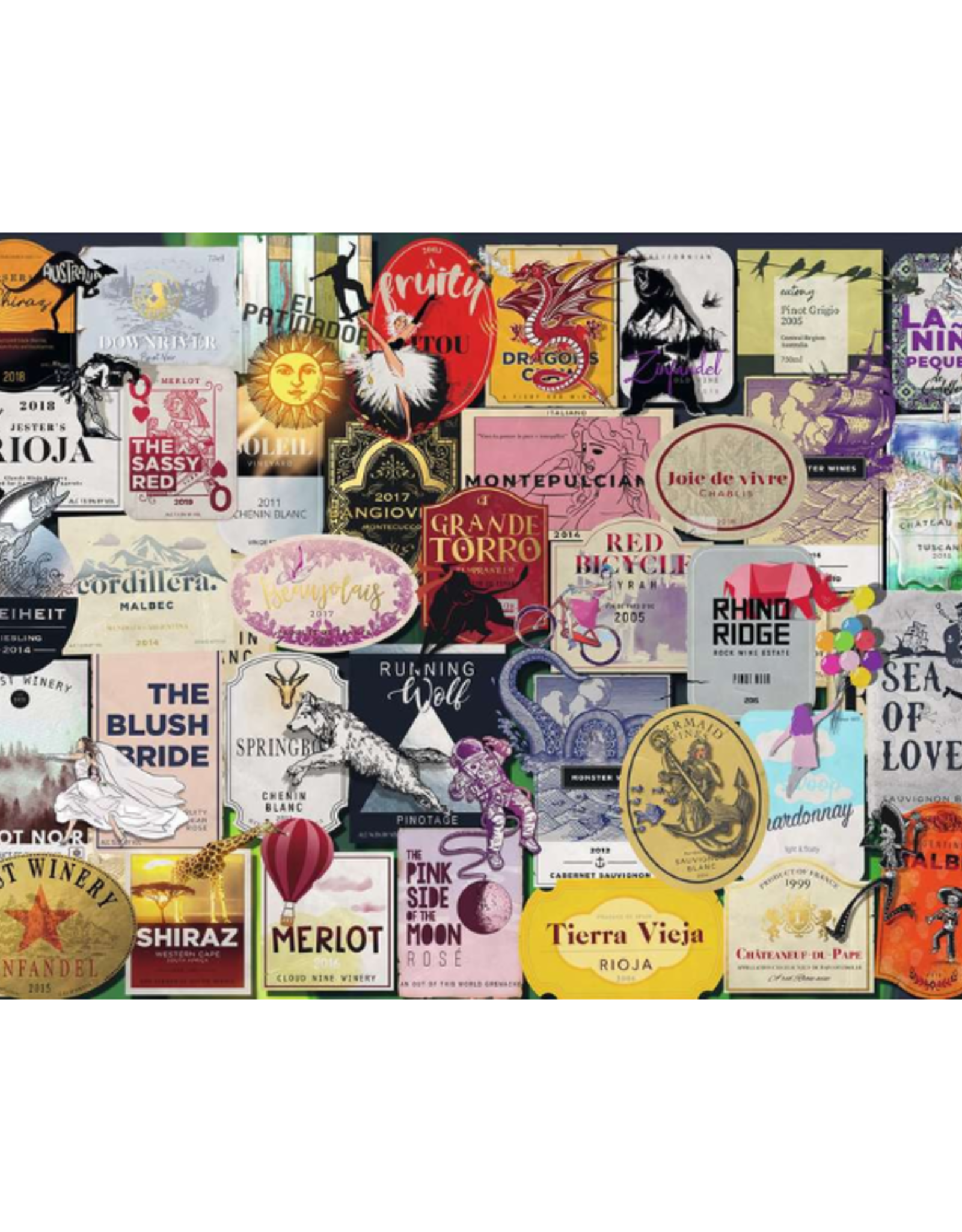Ravensburger Ravensburger - 1000pcs - Wine Labels