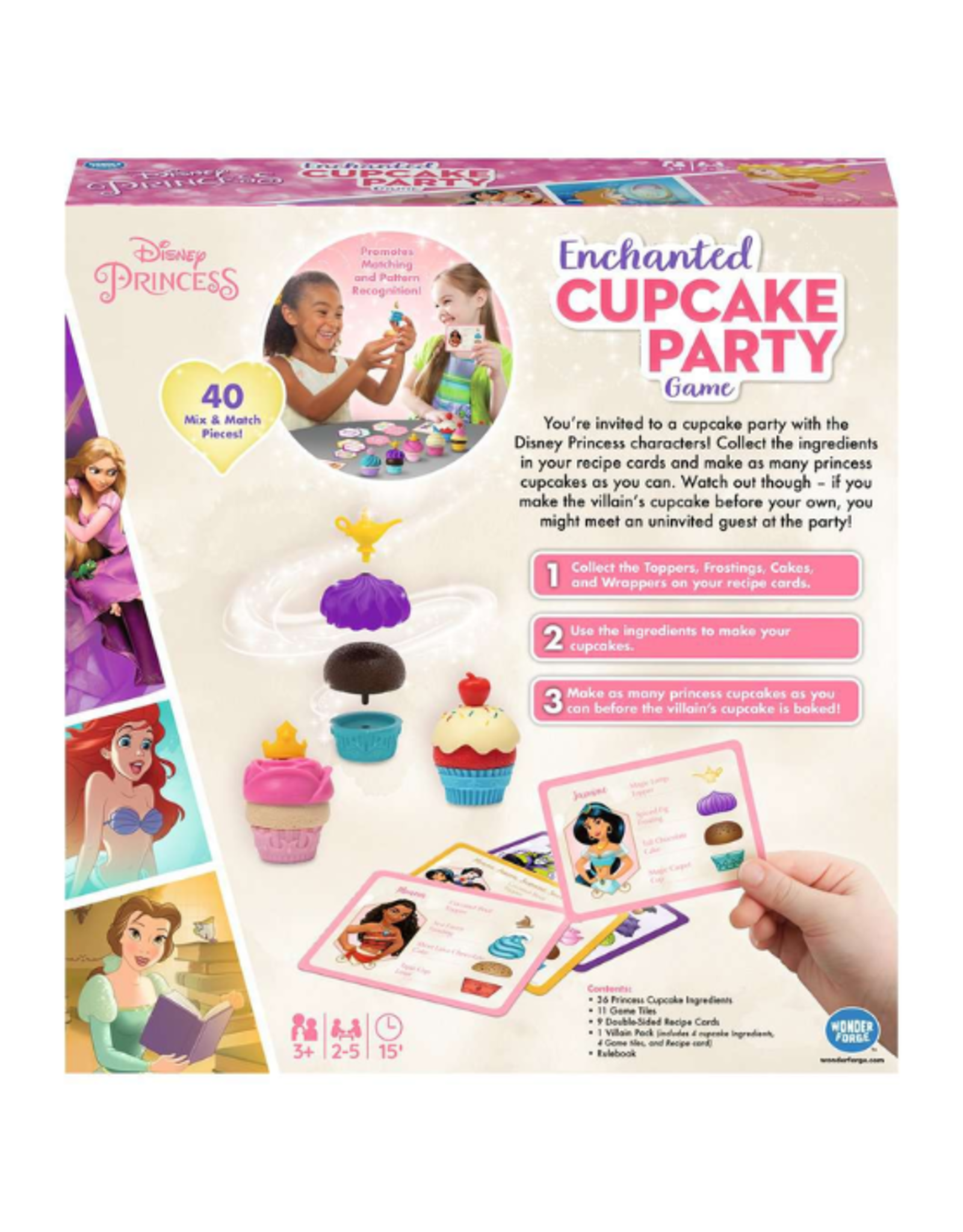 Wonder Forge Wonder Forge - Disney Princess Enchanted Cupcake Party Game