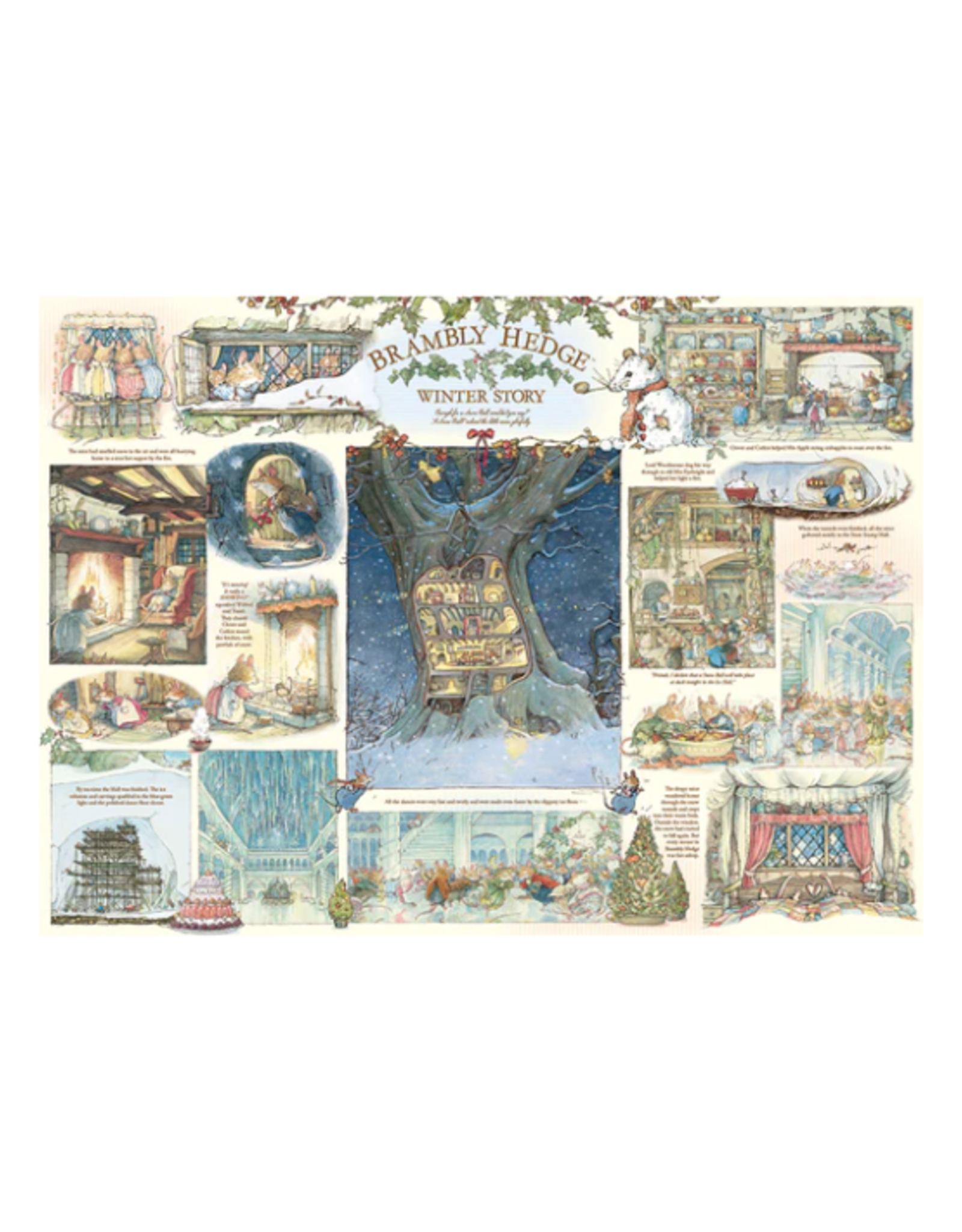 Cobble Hill Cobble Hill - 1000pcs - Brambly Hedge Winter Story